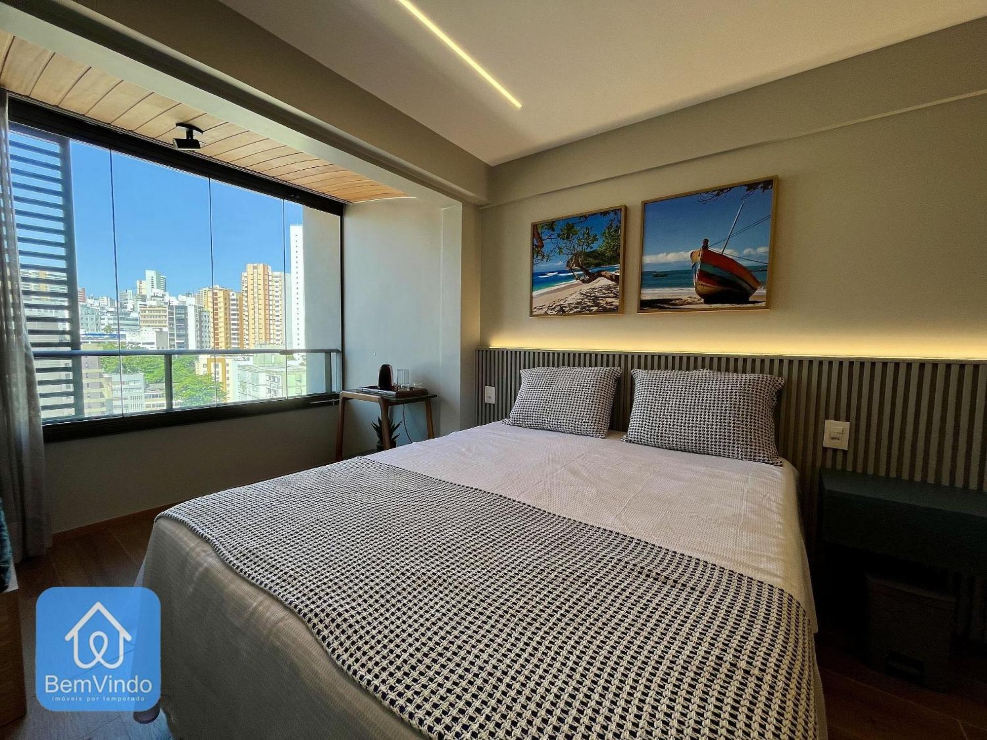 Apartamento Estudio Lindo E Moderno No Unico Barra *